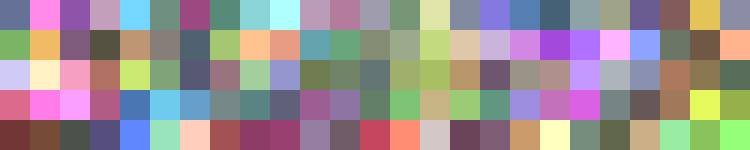 random colored close-up pixels